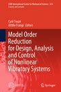 Cover: Model Order Reduction for Design, Analysis and Control of Nonlinear Vibratory Systems - Springer