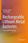 Cover: Rechargeable Lithium Metal Batteries - Springer