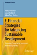 Cover: E-Financial Strategies for Advancing Sustainable Development - Springer