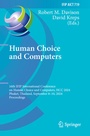Cover: Human Choice and Computers - Springer