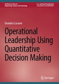 Enlarge image Cover: Operational Leadership Using Quantitative Decision Making - Springer