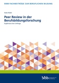 Cover: Peer Review in der Berufsbildungsforschung - Verlag Barbara Budrich