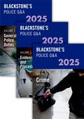 Bild: Blackstone's Police Q&A's 2025 Three Volume Set - Oxford University Press