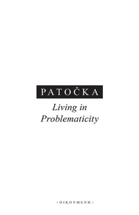 Enlarge image Cover: Living in Problematicity - Karolinum Press