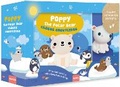 Cover: Poppy the Polar Bear Chases Snowflakes - Auzou