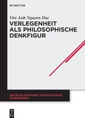 Cover: Verlegenheit als philosophische Denkfigur - De Gruyter