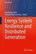Cover: Energy System Resilience and Distributed Generation - Springer