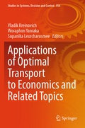 Cover: Applications of Optimal Transport to Economics and Related Topics - Springer