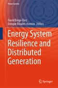 Cover: Energy System Resilience and Distributed Generation - Springer