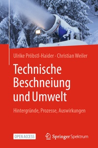 Abbildung von: Technische Beschneiung und Umwelt - Springer Spektrum