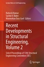 Cover: Recent Developments in Structural Engineering, Volume 2 - Springer