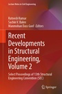 Cover: Recent Developments in Structural Engineering, Volume 2 - Springer
