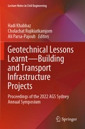 Cover: Geotechnical Lessons Learnt-Building and Transport Infrastructure Projects - Springer