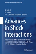 Cover: Advances in Shock Interactions - Springer