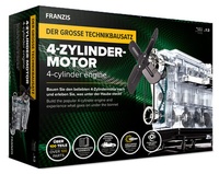 Abbildung von: FRANZIS 67175 - Der große Technikbausatz 4-Zylinder-Motor, inkl. über 100 Teile, umfangreiches Handbuch, Original Motorsound, bewegliches Funktionsmodell. - FRANZIS GmbH