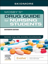 Abbildung von: Mosby's Drug Guide for Nursing Students - E-Book - Elsevier