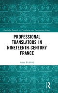 Cover: Professional Translators in Nineteenth-Century France - Routledge