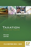 Cover: Taxation: Policy and Practice (2024/25) 31st edition - Fiscal Publications
