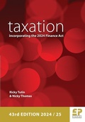 Cover: Taxation - incorporating the 2024 Finance Act - Fiscal Publications