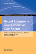 Cover: Recent Advances in Next-Generation Data Science - Springer