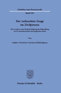 Abbildung von: Der vorbereitete Zeuge im Zivilprozess - fibre