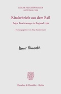 Cover: Kinderbriefe aus dem Exil - Duncker & Humblot