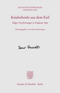 Abbildung von: Kinderbriefe aus dem Exil - Duncker & Humblot