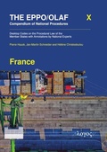 Cover: The EPPO/OLAF Compendium of National Procedures: France - Logos Berlin