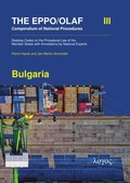 Cover: The EPPO/OLAF Compendium of National Procedures: Bulgaria - Logos Berlin