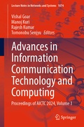 Cover: Advances in Information Communication Technology and Computing - Springer