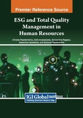 Cover: ESG and Total Quality Management in Human Resources - Business Science Reference