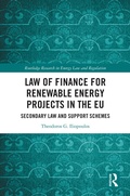 Cover: Law of Finance for Renewable Energy Projects in the EU - Routledge