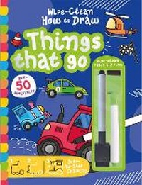 Enlarge image Cover: Wipe-Clean How to Draw Things That Go - Imagine That Publishing Ltd