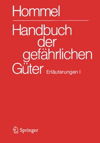 Abbildung von: Handbuch der gefährlichen Güter. Erläuterungen I - Springer Vieweg