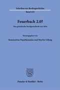 Cover: Feuerbach 2.0? - Duncker & Humblot