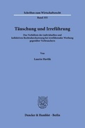Bild: T&auml;uschung und Irref&uuml;hrung - Duncker & Humblot