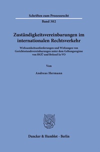 Abbildung von: Zuständigkeitsvereinbarungen im internationalen Rechtsverkehr - fibre