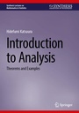 Cover: Introduction to Analysis - Springer