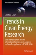 Cover: Trends in Clean Energy Research - Springer