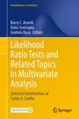 Cover: Likelihood Ratio Tests and Related Topics in Multivariate Analysis - Springer