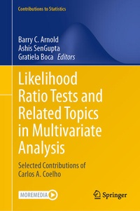 Enlarge image Cover: Likelihood Ratio Tests and Related Topics in Multivariate Analysis - Springer