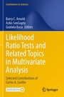 Cover: Likelihood Ratio Tests and Related Topics in Multivariate Analysis - Springer