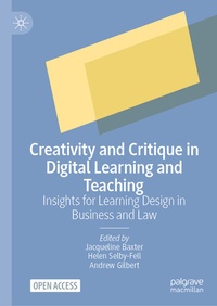 Abbildung von: Creativity and Critique in Digital Learning and Teaching - Palgrave Macmillan
