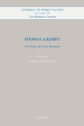 Cover: Thomas a Kempis - Peeters Publishers