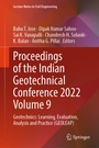 Cover: Proceedings of the Indian Geotechnical Conference 2022 Volume 9 - Springer