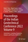 Cover: Proceedings of the Indian Geotechnical Conference 2022 Volume 9 - Springer