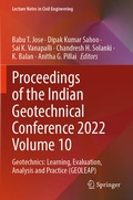 Cover: Proceedings of the Indian Geotechnical Conference 2022 Volume 10 - Springer