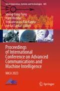 Cover: Proceedings of International Conference on Advanced Communications and Machine Intelligence - Springer
