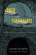 Cover: Power and Subsistence - McGill-Queen's University Press