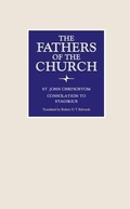 Cover: Consolation to Stagirius - The Catholic University of America Press
